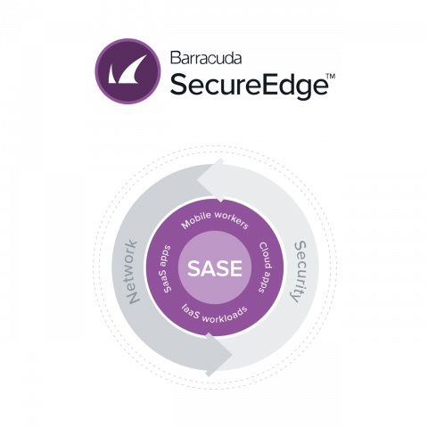 Procureus Barracuda SecureEdge VT100 576 Firewalls > Virtual > Subscription CGW-VT100-EU-1M Barracuda