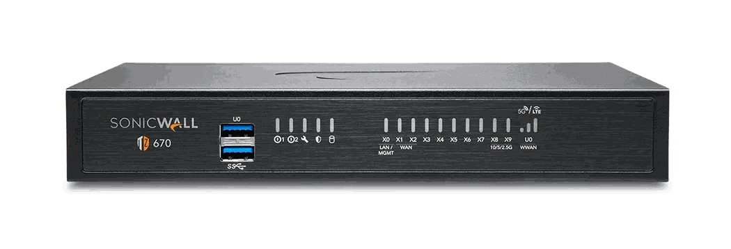 SONICWALL TZ670